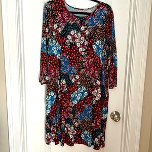 Time and True Boho print Dress